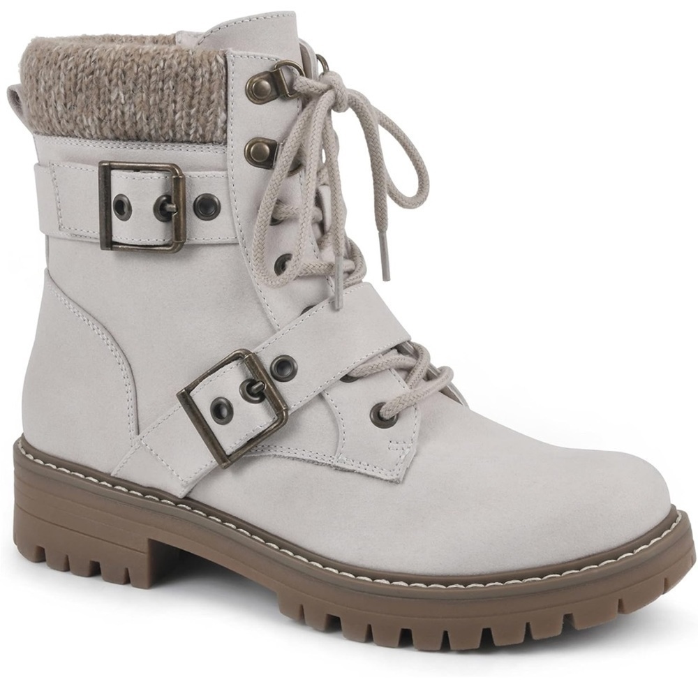 Cliffs by White Mountain Women's Marlee Lace-up Boots Size 7M